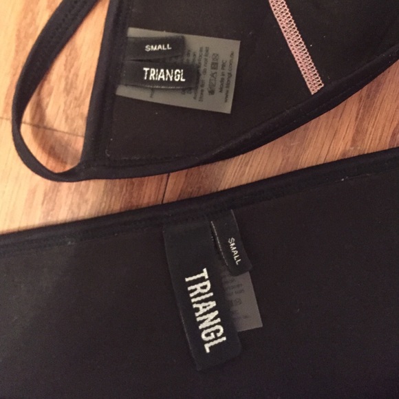 Light pink Triangle bikini - Picture 3 of 3