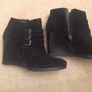 Franco Sarto wedge bootie
