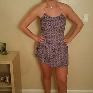 SOLD Low cross-back bright summer mini!