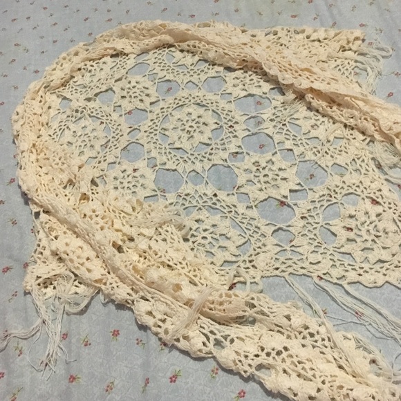 Crocheted Scarf/Kimono/Shawl