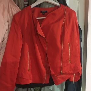 Red-Orange Blazer from Bebe