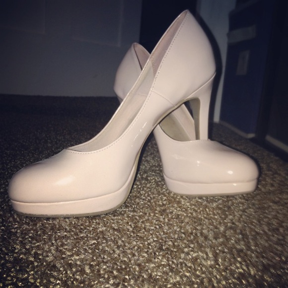 Blush colored heels