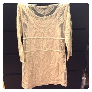 Lace 3/4 Sleeve Dress