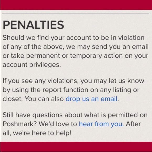 🚨NEW POSHMARK POLICY🚨 - Picture 4 of 4