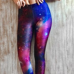 BlackMilk Purple Galaxy Legging