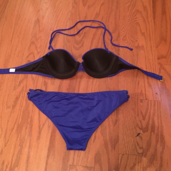 Royal blue Victoria Secret bikini - Picture 2 of 3