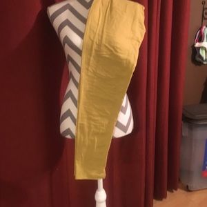 Sz TC heathered mustard yellow HTF