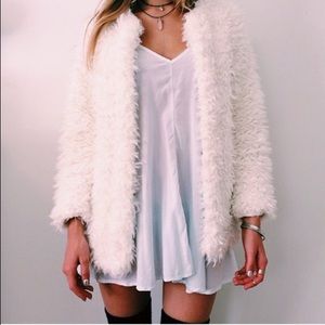 NWT Chic furry jacket