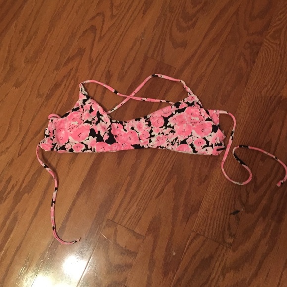 Floral Volcom bikini top