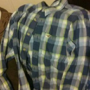 Mens hollister button down shirt