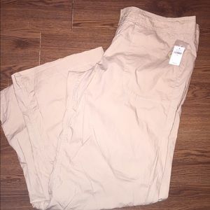 Gap Women's Cotton Cargo Pants Size 14 Khaki.