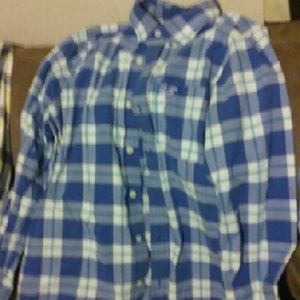 Hollister long sleeve button down shirt