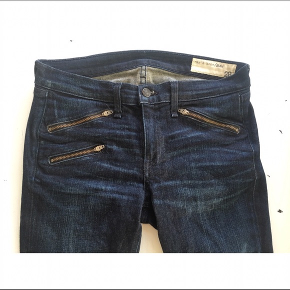 Rag & Bone / JEAN ankle skinny jeans, ankle zip