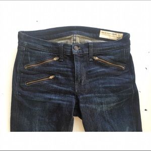 Rag & Bone / JEAN ankle skinny jeans, ankle zip