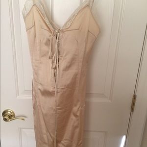 D&G champagne and lace dress