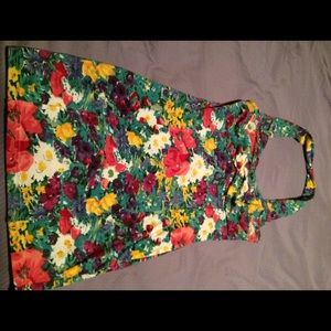 Nasty gal floral halter body on dress
