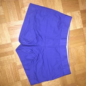 Size 2 JCrew chino shorts 3" in indigo color