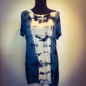 Long tie-dyed tunic NWOT