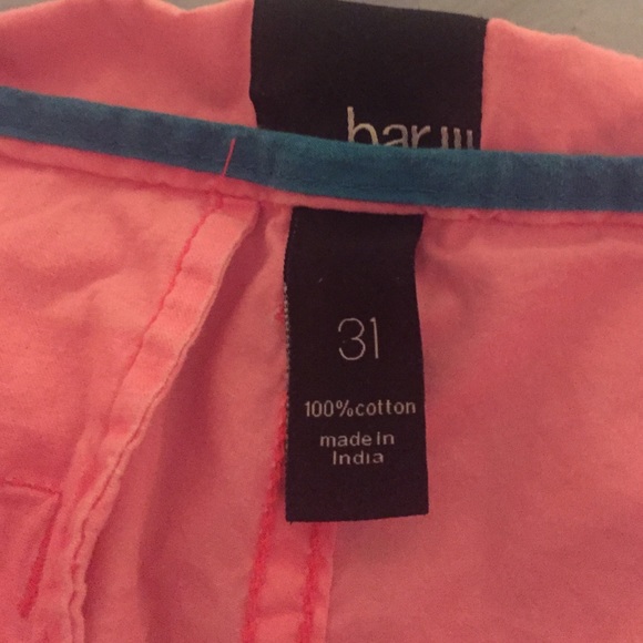 Bar lll Pink shorts - Picture 2 of 2