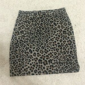 H&M Cheetah Skirt