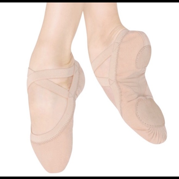 Bloch Pro Elastic" Canvas SplitSole Ballet Slipper