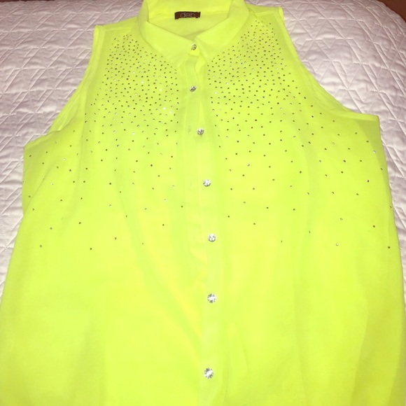 Neon Bedazzled shirt