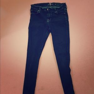 7 for all Mankind skinny jeans!
