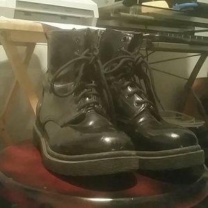 Black grunge look alike dr. martens