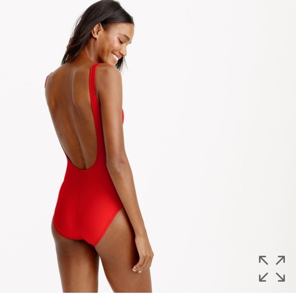 Jcrew Scoopback one-piece swimsuit in black - Picture 2 of 4