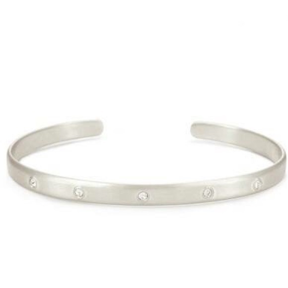 Stella & Dot Artisan Disc Cuff Silver