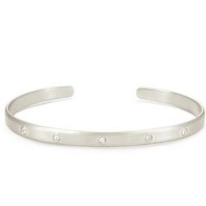 Stella & Dot Artisan Disc Cuff Silver