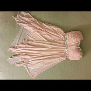 Sequin Hearts Salmon Dress