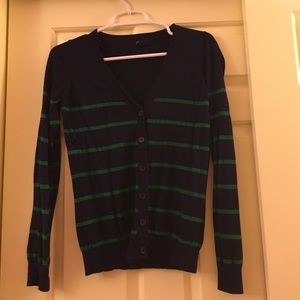 Forever21 striped cardigan