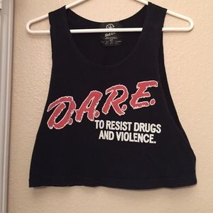 D.A.R.E crop top