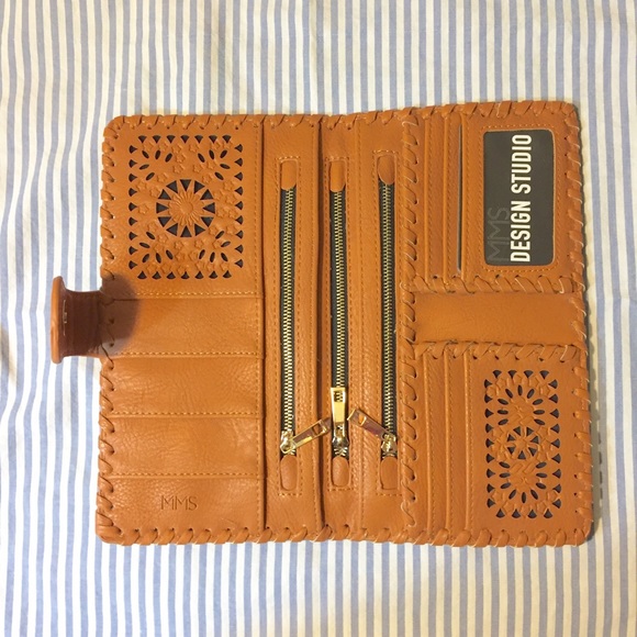 Vegan Leather Wallet Clutch - Picture 2 of 3