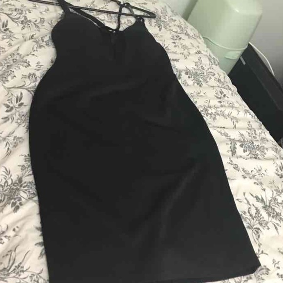 Windsor - Midi Caged Deep-V Dress - Picture 3 of 4