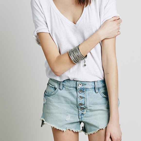Free People Runaway Slouch Cutoffs