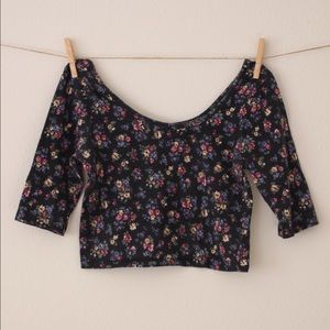 Floral crop top