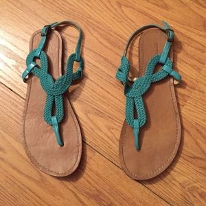 Aqua thong sandals