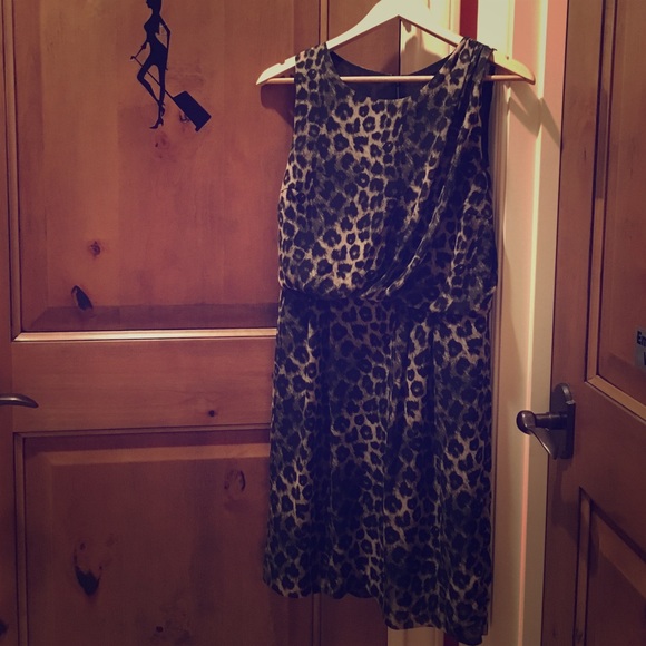 Leopard print dress