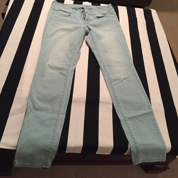 Light blue skinny jeans