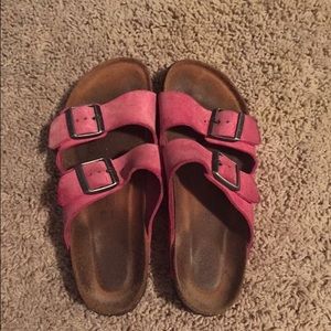 Pink Birkenstocks