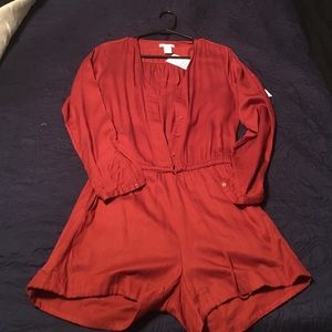 Beautiful Burnt Red H&M Romper