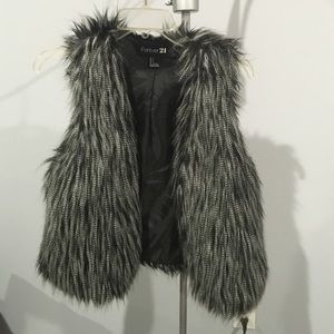 fur vest