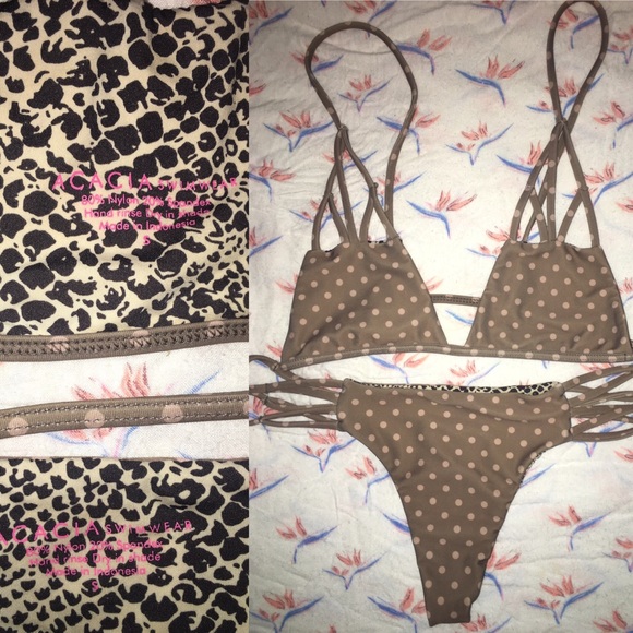 acacia swimwear santorini and Maui set