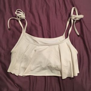 Roxy swim white flowy bikini