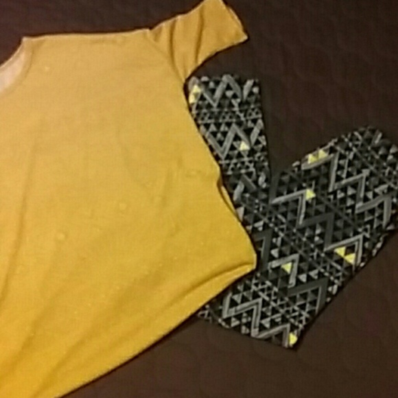 Lularoe geometric leggings OS