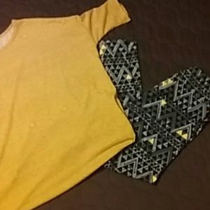 Lularoe geometric leggings OS