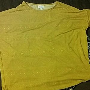 Yellow Aztec print Irma