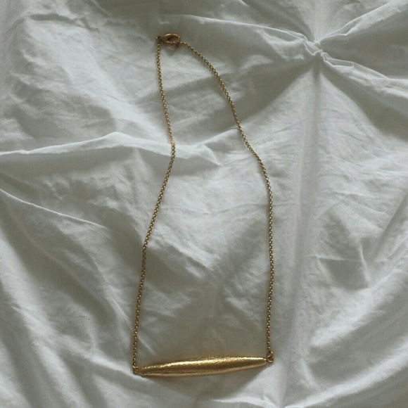 Handmade gold necklace